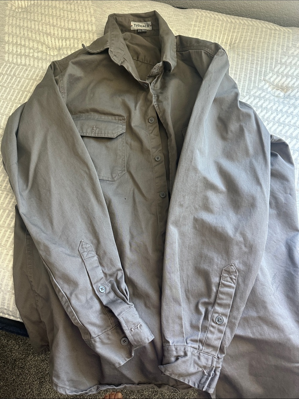 FR long sleeve button up shirt